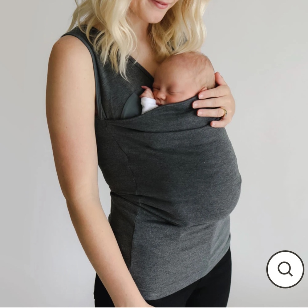 Lulubu Maternity Soothe Shirt with pouch extender. Size M - Picture 2 of 9
